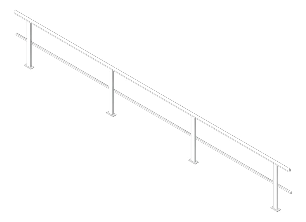 Guardrail Kattsafe TopMount HeavyDuty