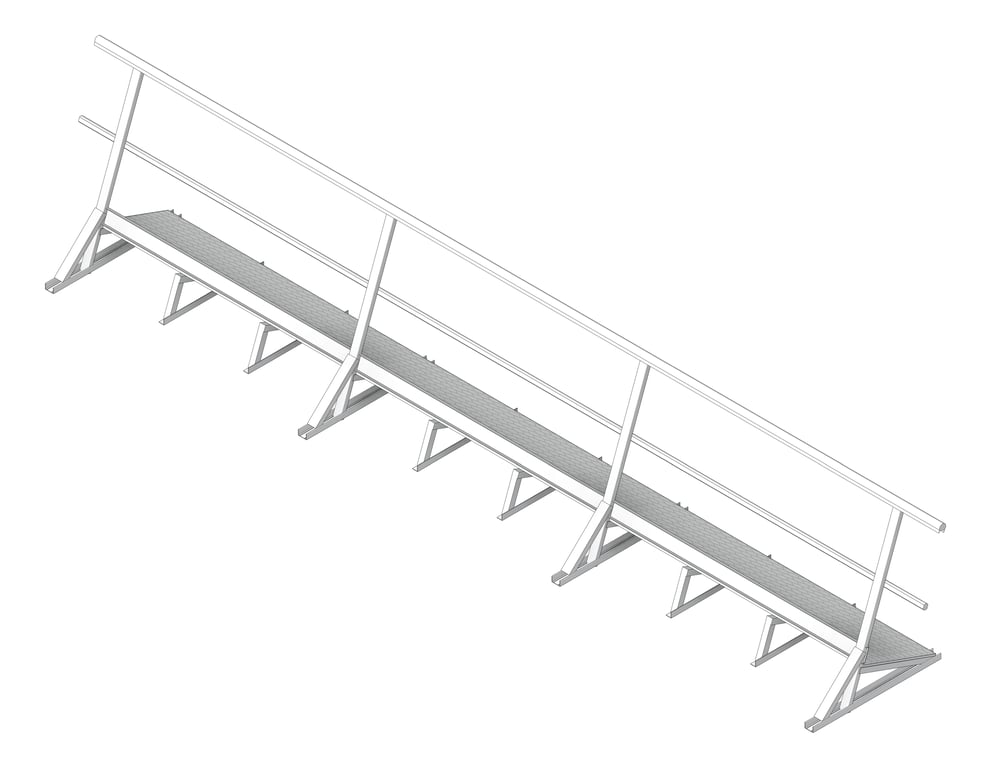 Navigate to Walkway Kattsafe Guardrail1Side Levelled