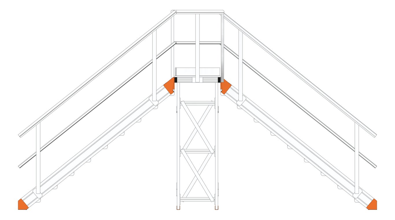 Front Image of Bridge Modular Kattsafe Right