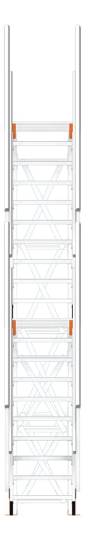 Front Image of Stair Modular Kattsafe 2Stages