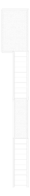 Plan Image of Stair Modular Kattsafe 2Stages LeftExit
