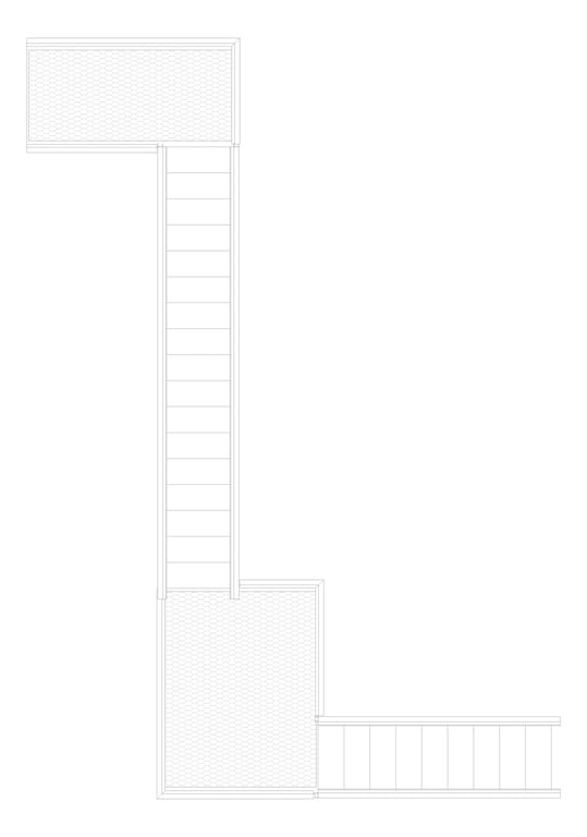 Plan Image of Stair Modular Kattsafe LShape 2Stages LeftExit