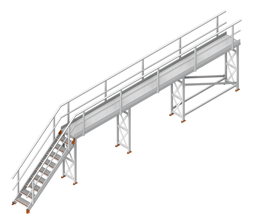 Image of Walkway Modular Kattsafe Freestanding