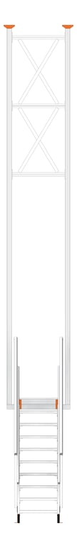 Front Image of Walkway Modular Kattsafe Suspended
