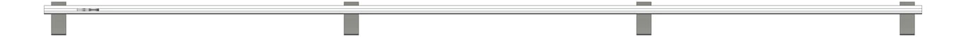 Front Image of FallProtection RigidRail Kattsafe FloorMount 200