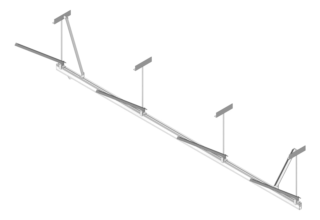 Navigate to FallProtection RigidRail Kattsafe PurlinMount Across