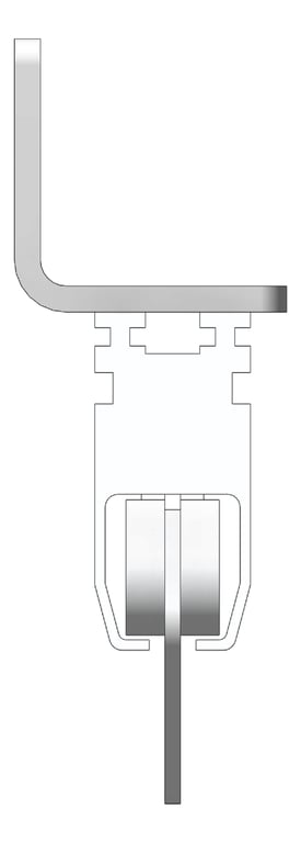 Left Image of FallProtection RigidRail Kattsafe SideMount 100