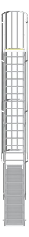 Left Image of Ladder Step Kattsafe WithPlatform