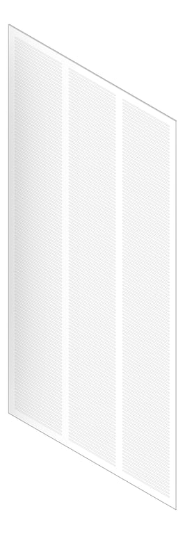 3D Documentation Image of Panel Acoustic Keystone KeyEndura KS3 2390x1190 FibreCement