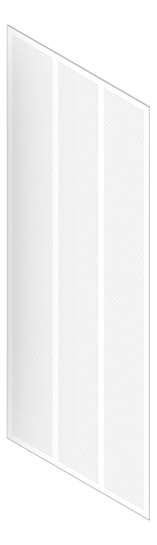 3D Documentation Image of Panel Acoustic Keystone KeyEndura KS3 2990x1190 FibreCement