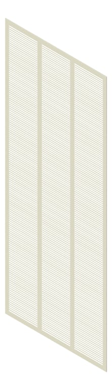 3D Presentation Image of Panel Acoustic Keystone KeyEndura KS3 2990x1190 FibreCement