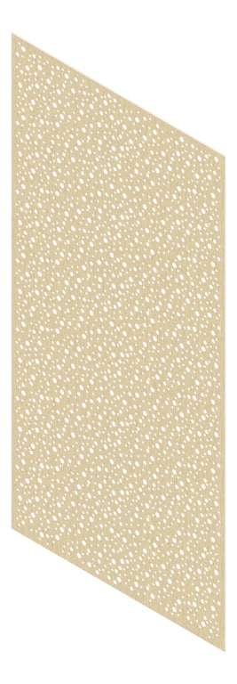3D Presentation Image of Panel Acoustic Keystone KeyNirvana Designer 2400x1200 LaurelOak