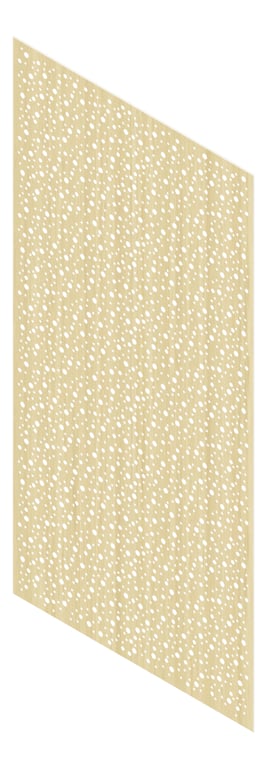 3D Presentation Image of Panel Acoustic Keystone KeyNirvana Designer 2400x1200 PlantationAsh