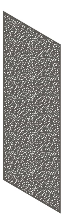 3D Presentation Image of Panel Acoustic Keystone KeyNirvana Designer 3000x1200 Charcoal