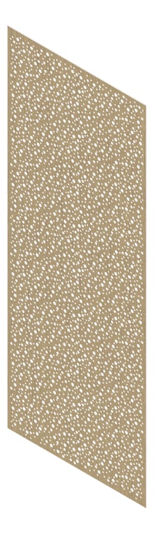 3D Presentation Image of Panel Acoustic Keystone KeyNirvana Designer 3000x1200 DuskyElm