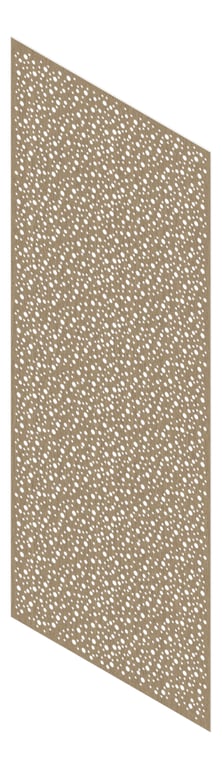 3D Presentation Image of Panel Acoustic Keystone KeyNirvana Designer 3000x1200 HazelOak