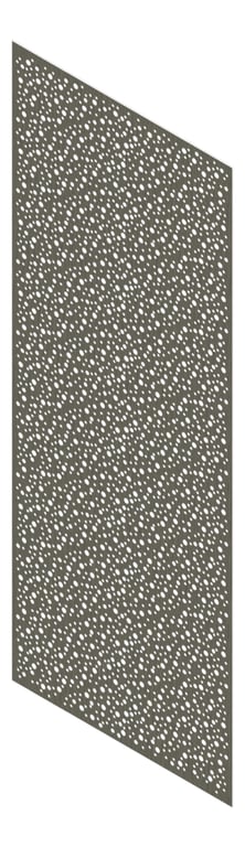 3D Presentation Image of Panel Acoustic Keystone KeyNirvana Designer 3000x1200 MidnightOak