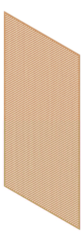 3D Presentation Image of Panel Acoustic Keystone KeyNirvana KP1 2400x1200 ElegantOak
