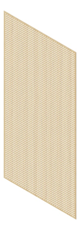 3D Presentation Image of Panel Acoustic Keystone KeyNirvana KP1 2400x1200 NaturalOak