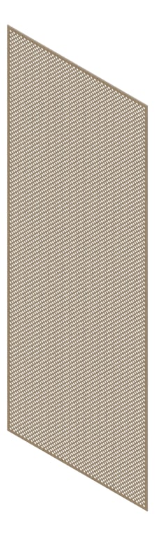 3D Presentation Image of Panel Acoustic Keystone KeyNirvana KP1 3000x1200 HazelOak