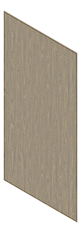 3D Presentation Image of Panel Acoustic Keystone KeyNirvana KP3 2400x1200 SepiaWalnut