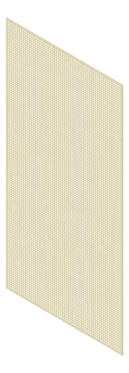 3D Presentation Image of Panel Acoustic Keystone KeyNirvana KP3 2400x1200 WhitewashedOak