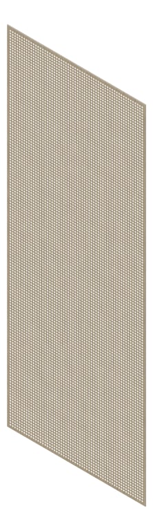 3D Presentation Image of Panel Acoustic Keystone KeyNirvana KP3 3000x1200 ArtisanOak