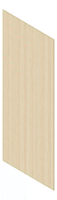3D Presentation Image of Panel Acoustic Keystone KeyNirvana KP3 3000x1200 NaturalOak