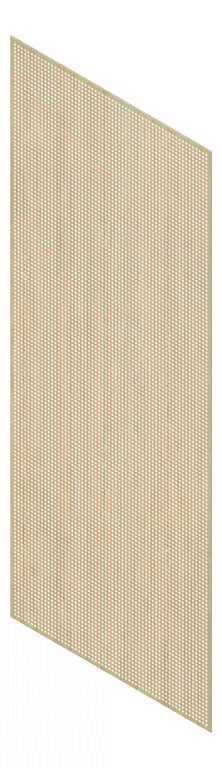 3D Presentation Image of Panel Acoustic Keystone KeyNirvana KP3 3000x1200 RuralOak