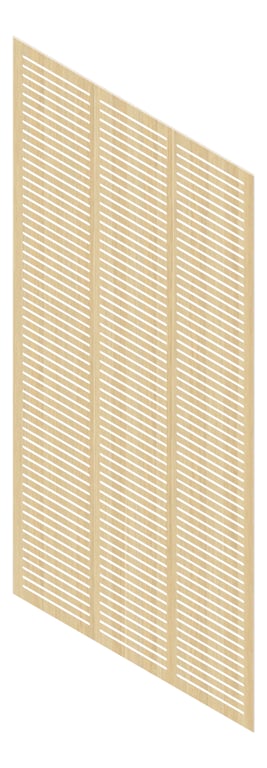 3D Presentation Image of Panel Acoustic Keystone KeyNirvana KS3 2400x1200 NaturalOak