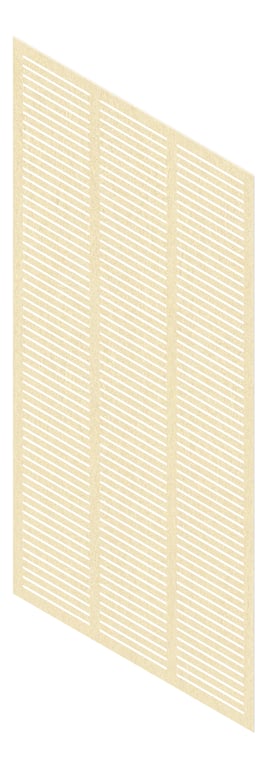3D Presentation Image of Panel Acoustic Keystone KeyNirvana KS3 2400x1200 NaturalPly