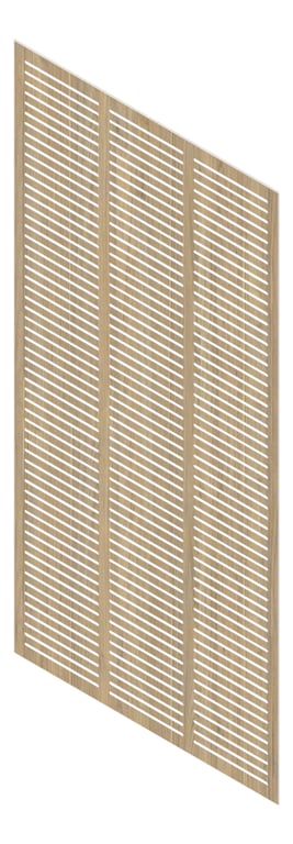 3D Presentation Image of Panel Acoustic Keystone KeyNirvana KS3 2400x1200 NotaioWalnut