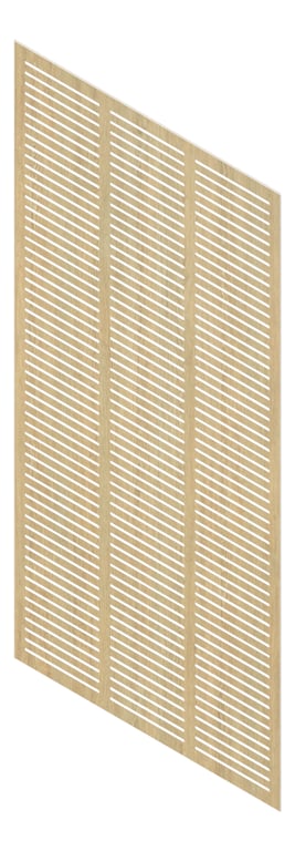 3D Presentation Image of Panel Acoustic Keystone KeyNirvana KS3 2400x1200 RuralOak
