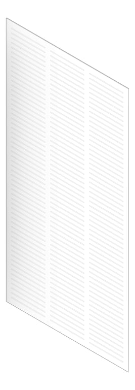 3D Documentation Image of Panel Acoustic Keystone KeyNirvana KS3 2400x1200 WinterWhite