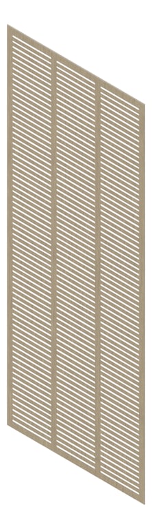3D Presentation Image of Panel Acoustic Keystone KeyNirvana KS3 3000x1200 ArtisanOak