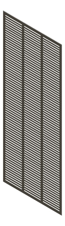 3D Presentation Image of Panel Acoustic Keystone KeyNirvana KS3 3000x1200 BlackNatural