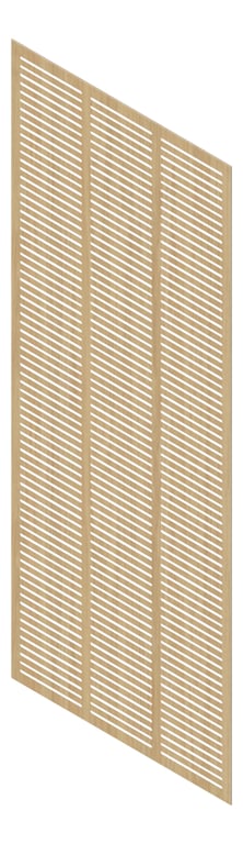 3D Presentation Image of Panel Acoustic Keystone KeyNirvana KS3 3000x1200 PrimeOak