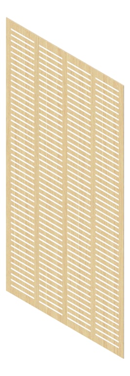 3D Presentation Image of Panel Acoustic Keystone KeyNirvana KS4 2400x1200 ClassicOak