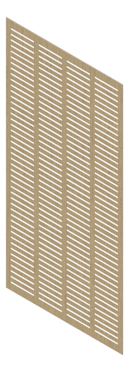 3D Presentation Image of Panel Acoustic Keystone KeyNirvana KS4 2400x1200 DuskyElm