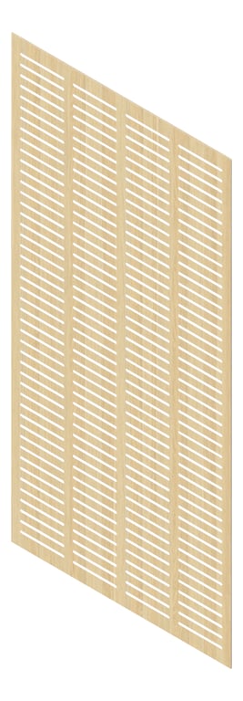3D Presentation Image of Panel Acoustic Keystone KeyNirvana KS4 2400x1200 NaturalOak
