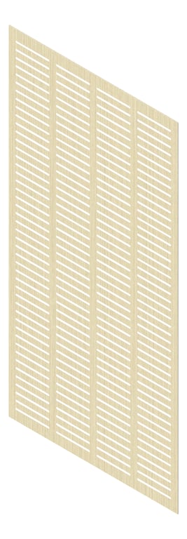 3D Presentation Image of Panel Acoustic Keystone KeyNirvana KS4 2400x1200 OysterFineline
