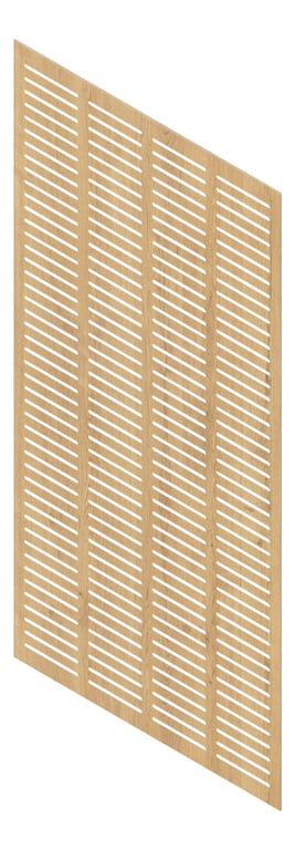 3D Presentation Image of Panel Acoustic Keystone KeyNirvana KS4 2400x1200 PlankedUrbanOak