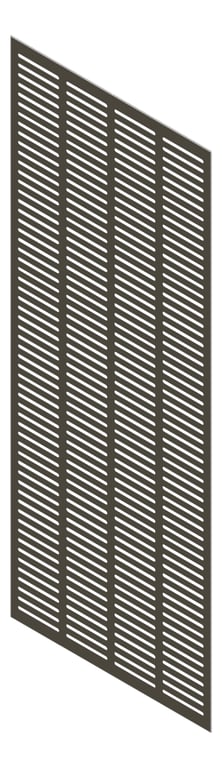 3D Presentation Image of Panel Acoustic Keystone KeyNirvana KS4 3000x1200 BlackNatural