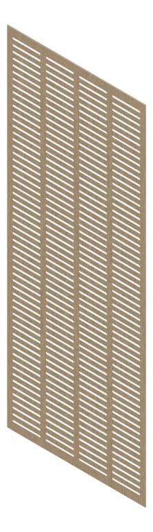 3D Presentation Image of Panel Acoustic Keystone KeyNirvana KS4 3000x1200 HazelOak