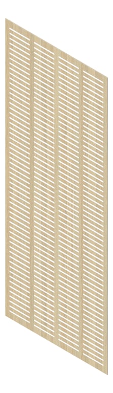 3D Presentation Image of Panel Acoustic Keystone KeyNirvana KS4 3000x1200 MaisonOak