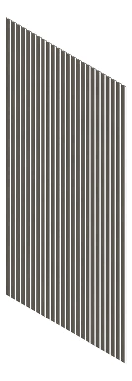 3D Presentation Image of Panel Acoustic Keystone KeyNirvana Madison 2400x1200 BlackendLegno