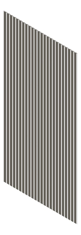3D Presentation Image of Panel Acoustic Keystone KeyNirvana Madison 2400x1200 Onyx