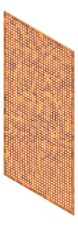 3D Presentation Image of Panel Acoustic Keystone KeyPly KP3 1200x600 HoopPly JarrahStain