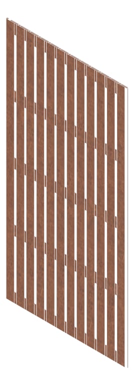 3D Presentation Image of Panel Acoustic Keystone KeyPly Madison 1200x600 HoopPly SpottedGumStain