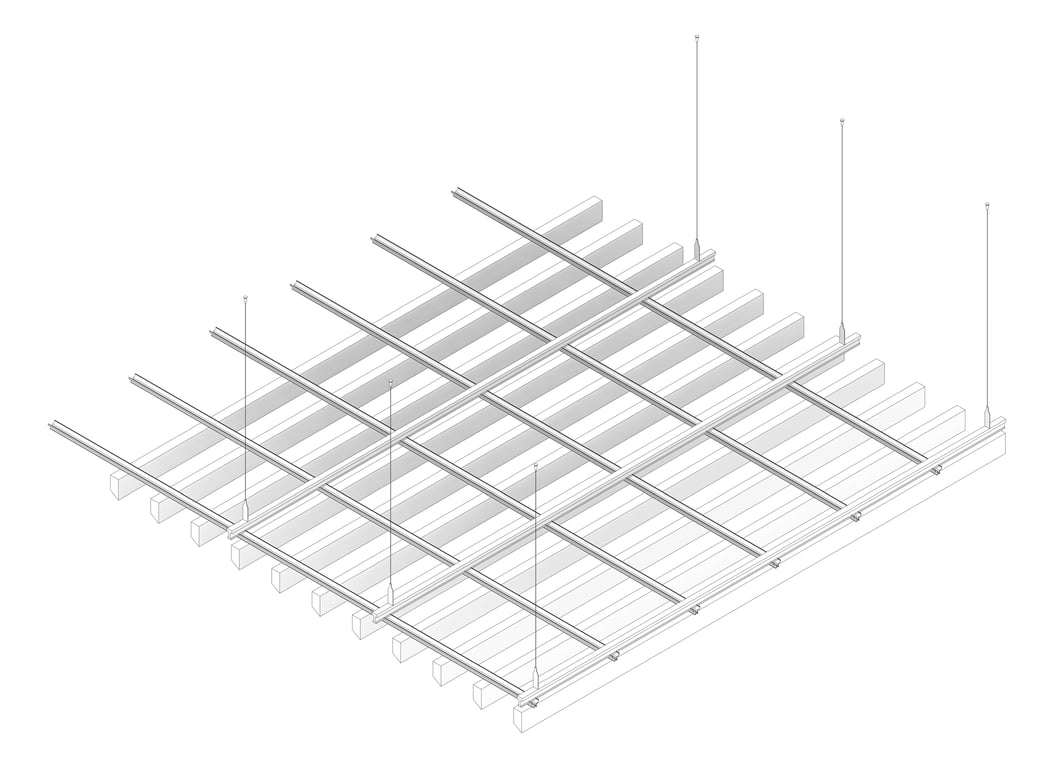 3D Documentation Image of MountingTrack Soffit Knotwood